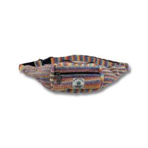 Handemade Hymalayan Hemp Money Belt - Rainbow