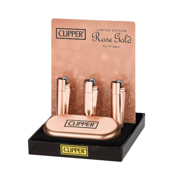 Clipper Metal Lighter Rose Gold