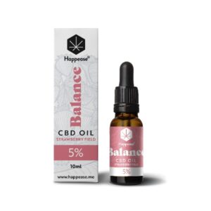 Happease® Balance 5% CBD Oil Strawberry Field (10ml)