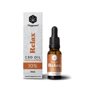 Happease® Relax 10% CBD Oil Tropical Sunrise (10ml)