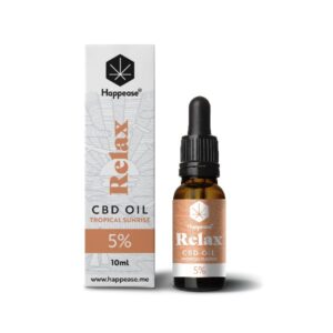 Happease® Relax 5% CBD Oil Tropical Sunrise (10ml)