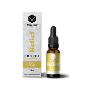 Happease® Relief 5% CBD Oil Lemon Tree (10ml)