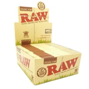 Raw Organic Hemp King Size Slim  Box 50Pcs