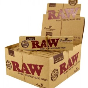 Raw Classic King Size Slim + Tips Box 24Pcs